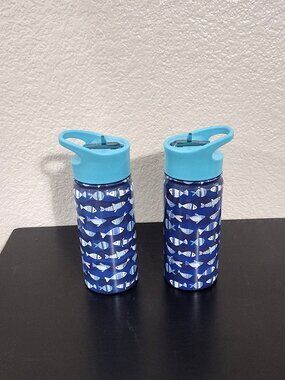 Brand New Your Zone 14oz Double Wall Stainless Steel Water Bottles Set of 2